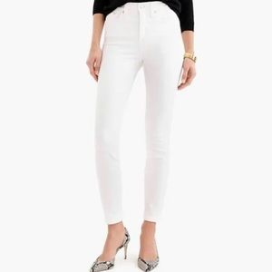 J.Crew Lookout High Rise Skinny Jeans, Size 29, White